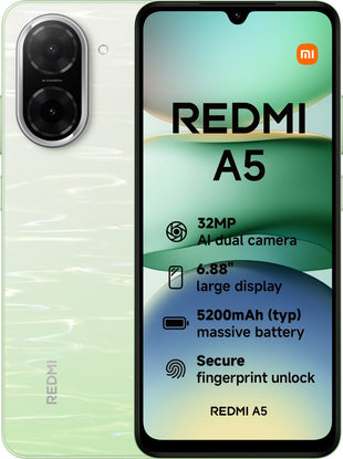 Xiaomi Redmi A5 4G Dual Sim - 4GB RAM / 128GB - Green (Global spec)